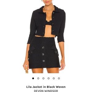 ISO DEVON WINDSOR LILA AND PIPER BLACK WOVEN